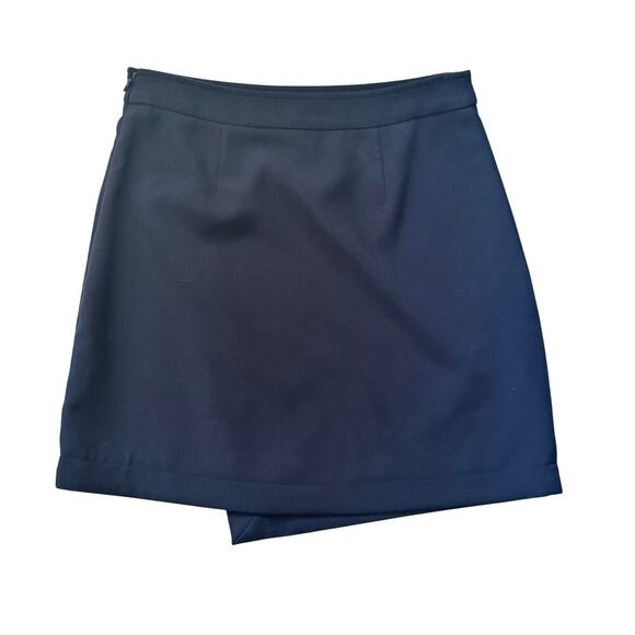 BANANA REPUBLIC Navy Blue Side Button Detail Mini Skirt Women's Sz 4 - Picture 5 of 9